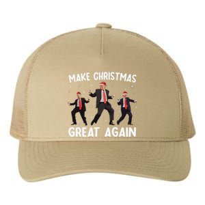 Santa Trump Dance Make Christmas Great Again Xmas Pajamas Yupoong Adult 5-Panel Trucker Hat