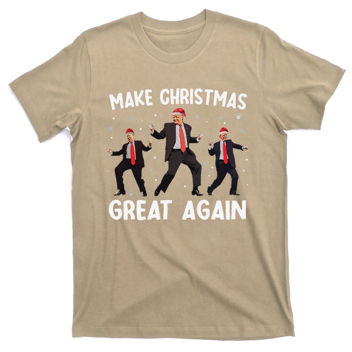 Santa Trump Dance Make Christmas Great Again Xmas Pajamas T-Shirt