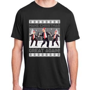 Santa Trump Dance Make Christmas Great Again Ugly Sweater Adult ChromaSoft Performance T-Shirt