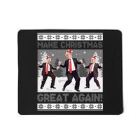 Santa Trump Dance Make Christmas Great Again Ugly Sweater Mousepad