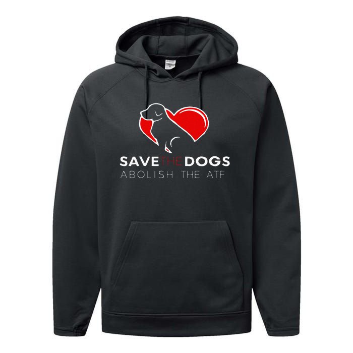 Save The Dogs Abolish The ATF Performance Fleece Hoodie