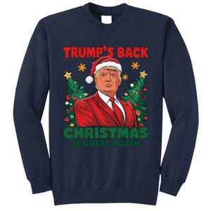 Santa Trump Dance Make Christmas Great Again Ugly Sweater Tall Sweatshirt