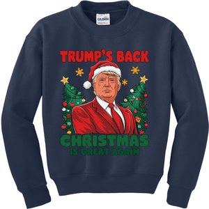 Santa Trump Dance Make Christmas Great Again Ugly Sweater Kids Sweatshirt