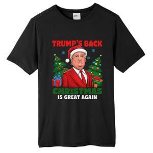 Santa Trump Dance Make Christmas Great Again Ugly Sweater Tall Fusion ChromaSoft Performance T-Shirt