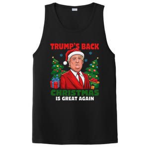 Santa Trump Dance Make Christmas Great Again Ugly Sweater PosiCharge Competitor Tank