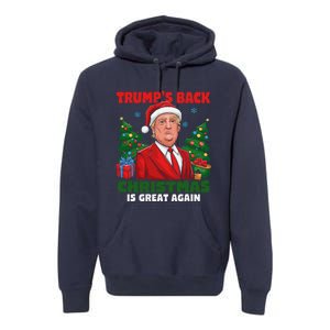 Santa Trump Dance Make Christmas Great Again Ugly Sweater Premium Hoodie