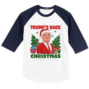 Santa Trump Dance Make Christmas Great Again Ugly Sweater Baseball Sleeve Shirt