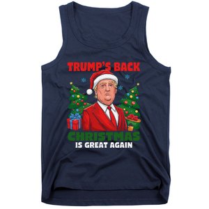 Santa Trump Dance Make Christmas Great Again Ugly Sweater Tank Top