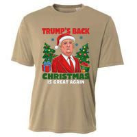 Santa Trump Dance Make Christmas Great Again Ugly Sweater Cooling Performance Crew T-Shirt