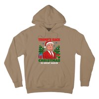 Santa Trump Dance Make Christmas Great Again Ugly Sweater Hoodie