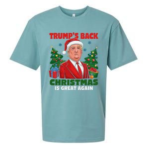 Santa Trump Dance Make Christmas Great Again Ugly Sweater Sueded Cloud Jersey T-Shirt