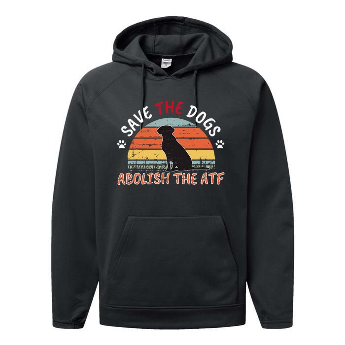 Save The Dogs Abolish The Atf Performance Fleece Hoodie