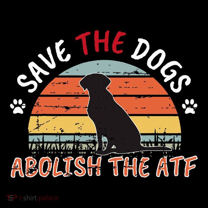 Save The Dogs Abolish The Atf Drawstring Bag