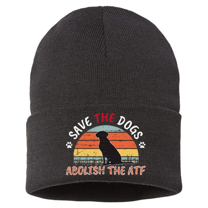 Save The Dogs Abolish The Atf Sustainable Knit Beanie