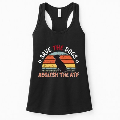 Save The Dogs Abolish The Atf Womens Tank Top