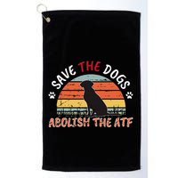 Save The Dogs Abolish The Atf Golf Towel