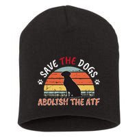 Save The Dogs Abolish The Atf Short Acrylic Beanie