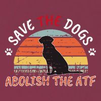 Save The Dogs Abolish The Atf 16oz Travel Tumbler