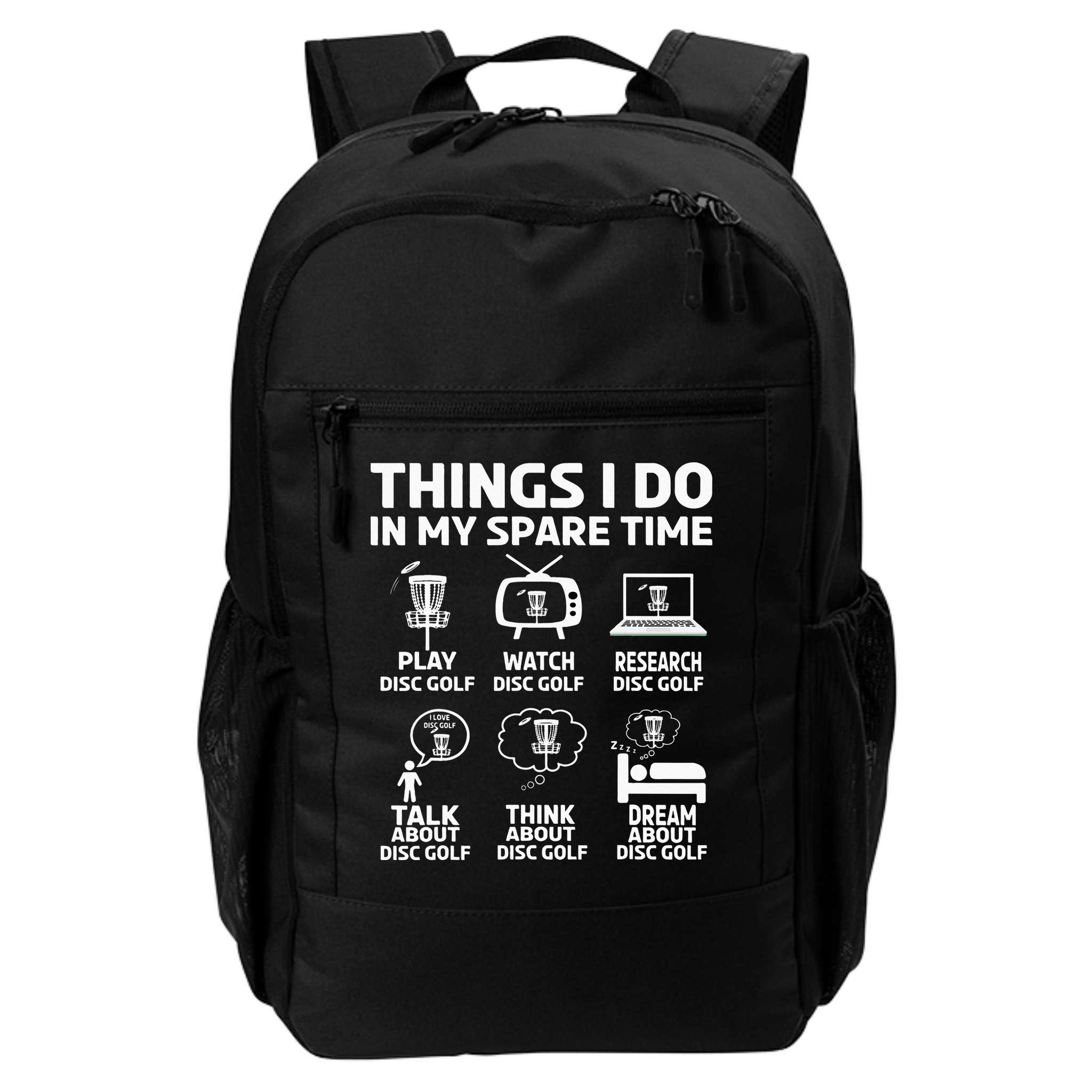 Stupid Tree Disc Golf Funny Gift Frisbee Vintage Backpack