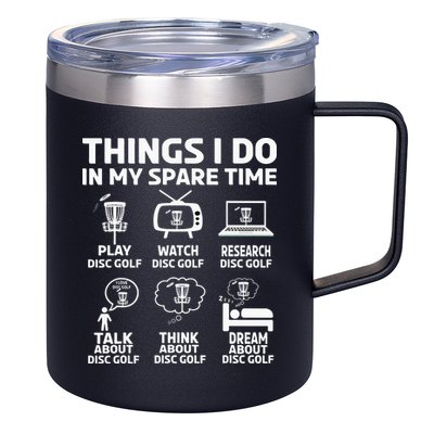 Stupid Tree Disc Golf Funny Gift Frisbee Vintage 12oz Stainless Steel Coffee Mug