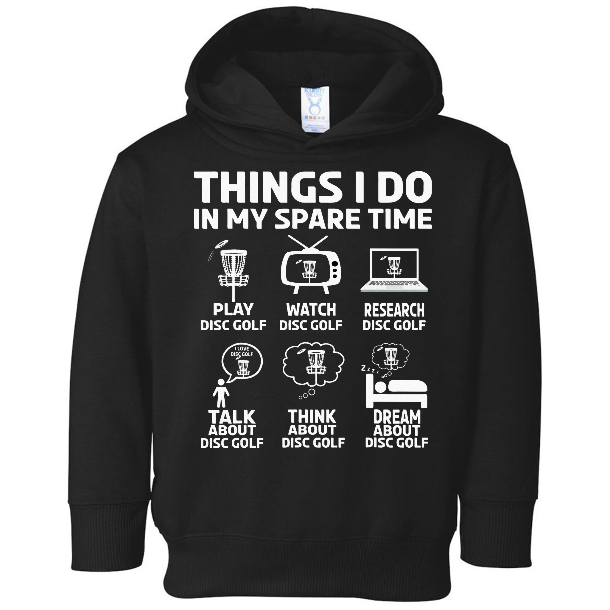 Stupid Tree Disc Golf Funny Gift Frisbee Vintage Toddler Hoodie