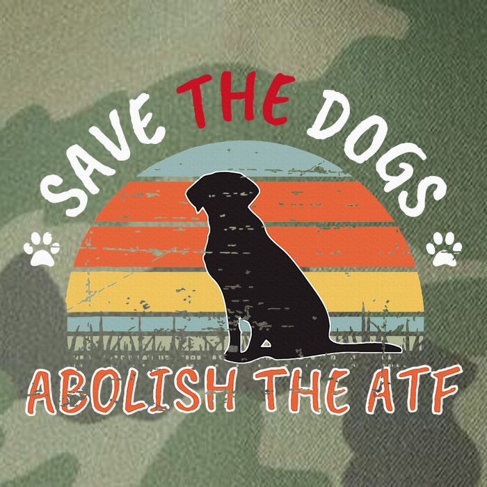 Save The Dogs Abolish The Atf Legacy Tie Dye Trucker Hat