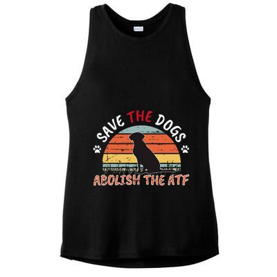 Save The Dogs Abolish The Atf Ladies PosiCharge Tri-Blend Wicking Tank