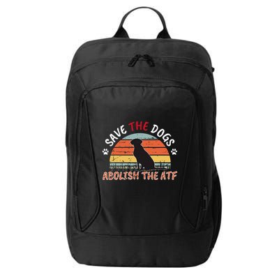Save The Dogs Abolish The Atf City Backpack