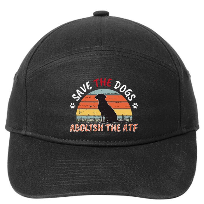 Save The Dogs Abolish The Atf 7-Panel Snapback Hat