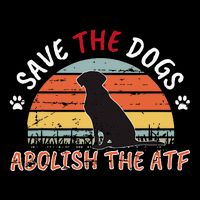 Save The Dogs Abolish The Atf Flatbill Hat