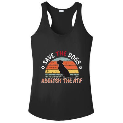 Save The Dogs Abolish The Atf Ladies PosiCharge Competitor Racerback Tank