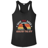 Save The Dogs Abolish The Atf Ladies PosiCharge Competitor Racerback Tank