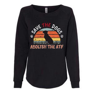 Save The Dogs Abolish The Atf Womens California Wash Sweatshirt