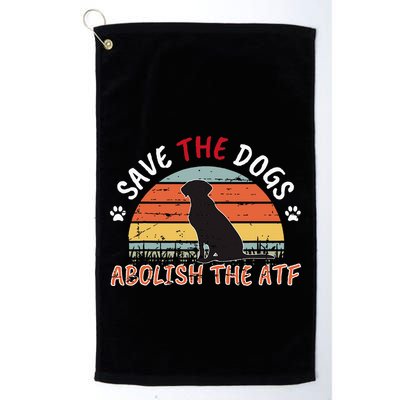 Save The Dogs Abolish The Atf Golf Towel
