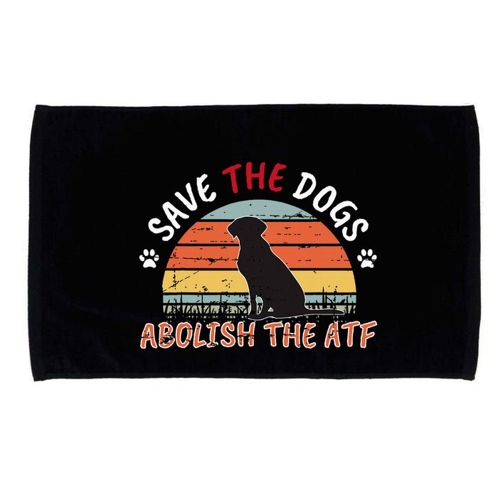 Save The Dogs Abolish The Atf Microfiber Hand Towel