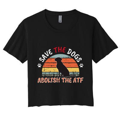 Save The Dogs Abolish The Atf Crop Top