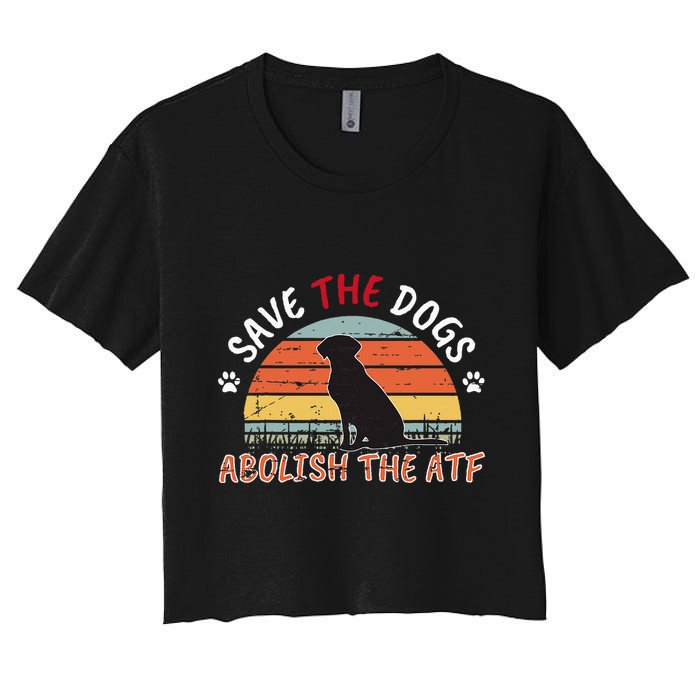 Save The Dogs Abolish The Atf Crop Top