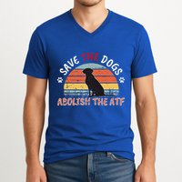 Save The Dogs Abolish The Atf V-Neck T-Shirt