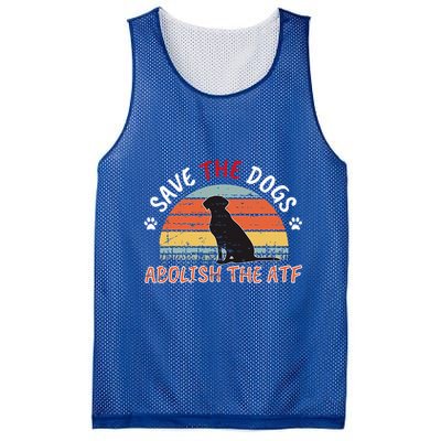 Save The Dogs Abolish The Atf Mesh Reversible Basketball Jersey Tank