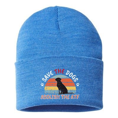 Save The Dogs Abolish The Atf Sustainable Knit Beanie