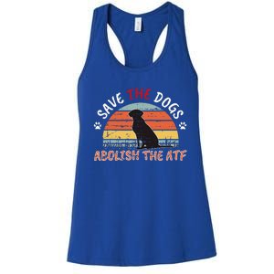 Save The Dogs Abolish The Atf Women's Racerback Tank