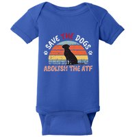 Save The Dogs Abolish The Atf Baby Bodysuit
