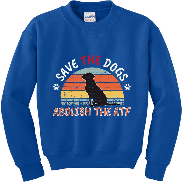 Save The Dogs Abolish The Atf Kids Sweatshirt