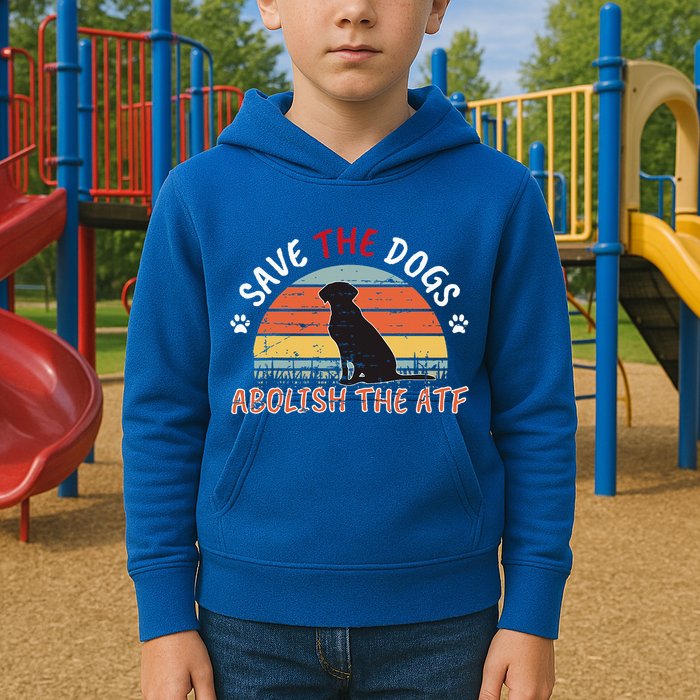 Save The Dogs Abolish The Atf Kids Hoodie