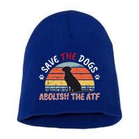 Save The Dogs Abolish The Atf Short Acrylic Beanie