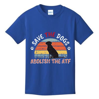Save The Dogs Abolish The Atf Kids T-Shirt