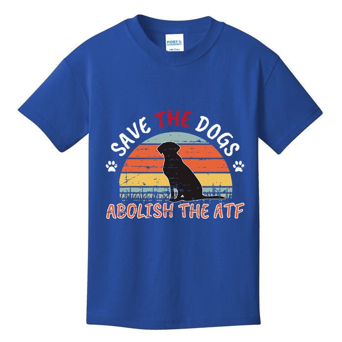 Save The Dogs Abolish The Atf Kids T-Shirt