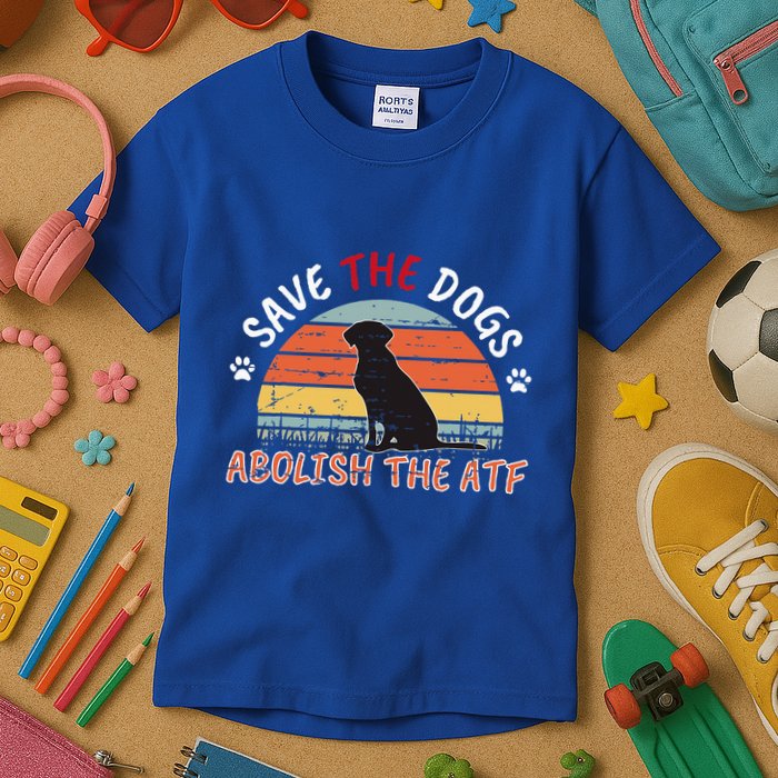 Save The Dogs Abolish The Atf Kids T-Shirt