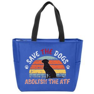 Save The Dogs Abolish The Atf Zip Tote Bag