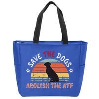 Save The Dogs Abolish The Atf Zip Tote Bag